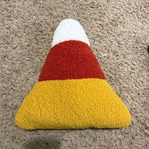 Candy Corn Plush Pillow